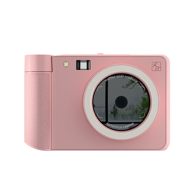 Hanin Mini Pink Instant Camera and Printer, Pocket Camera with Phone Printing, I...