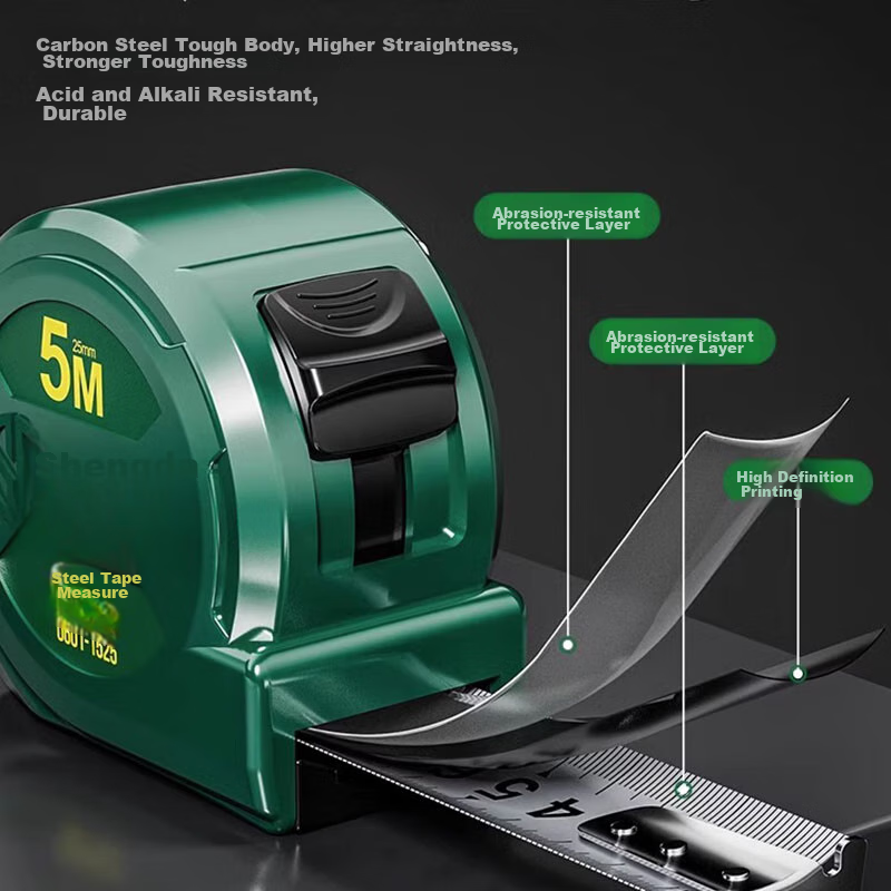 Shengda Engineering Renovation Measuring Steel Tape Measure, Carpenter's Ruler,...