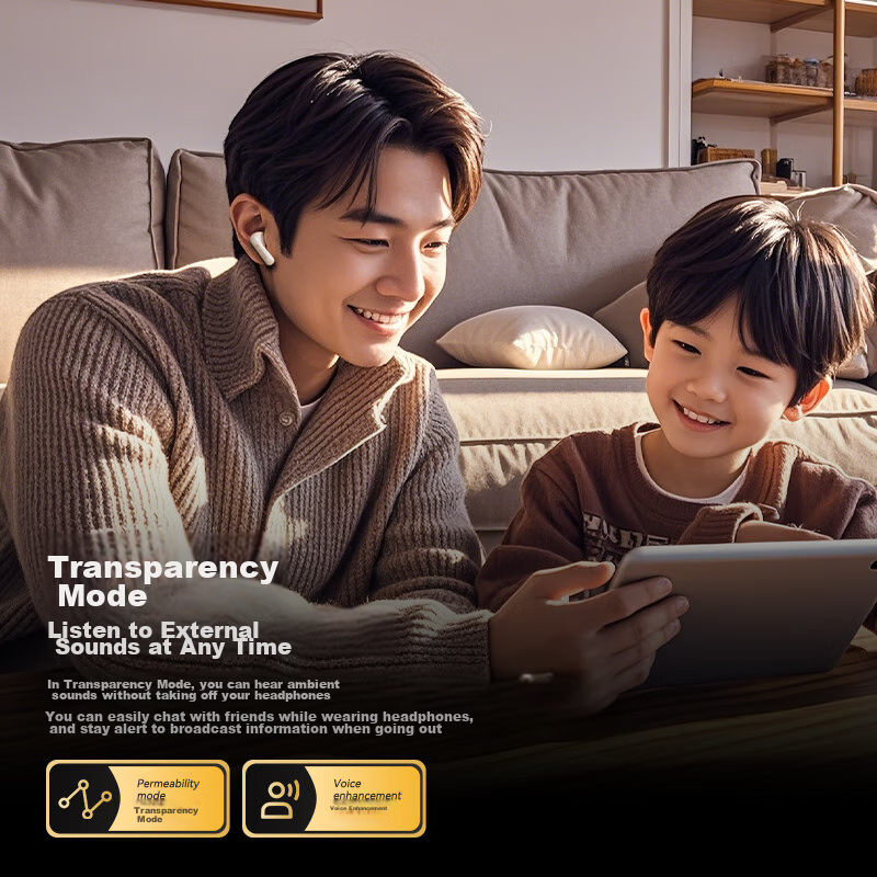 SANSUI T22 Pro Bluetooth Earphones with Deep Call Noise Reduction, True Wireless...