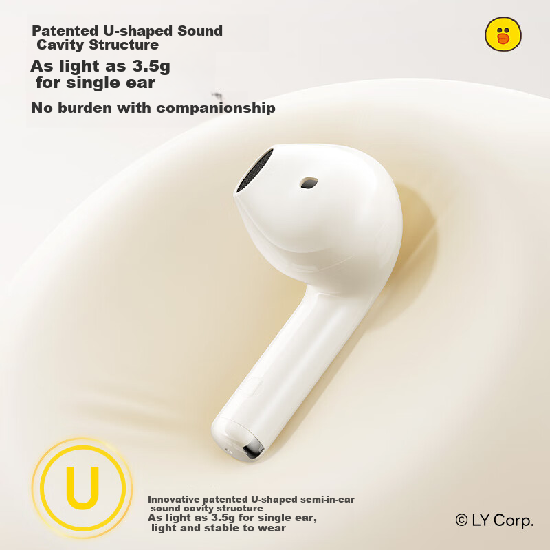 EDIFIER LINE FRIENDS Limited Edition Zero Air True Wireless Bluetooth Earbuds Gi...