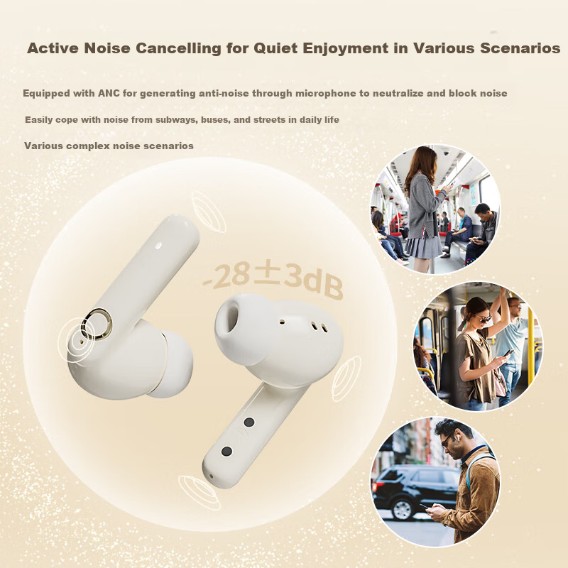 Lenovo Y900 Wireless Noise Cancelling Bluetooth Earbuds True Wireless In-Ear Gam...