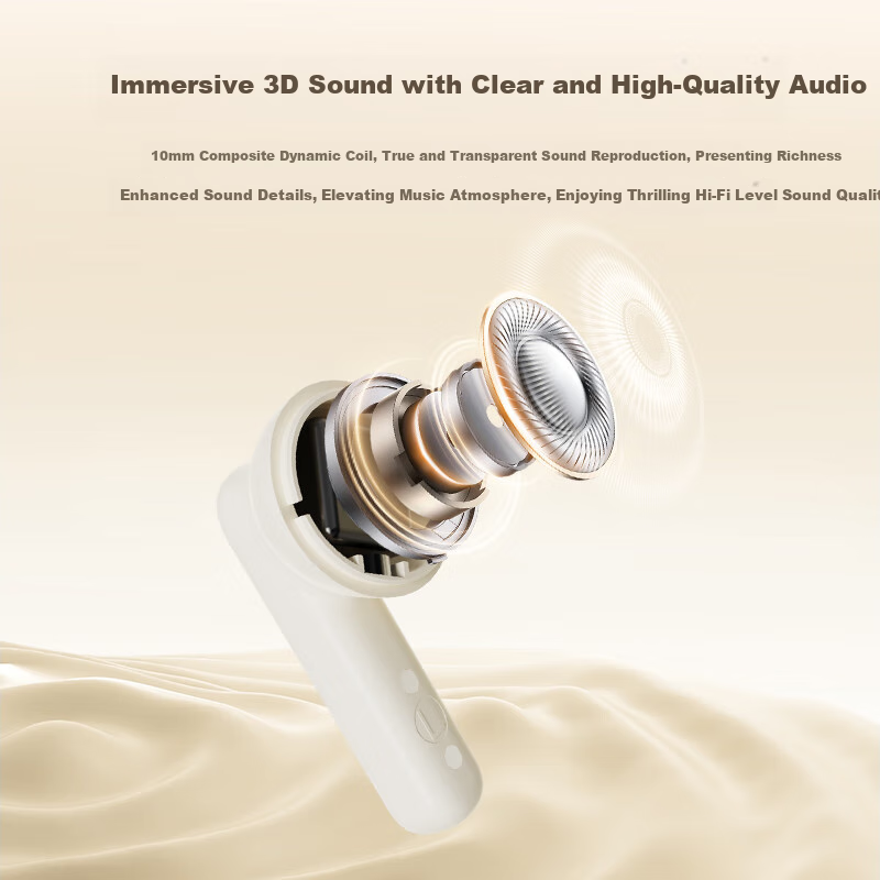 Lenovo Y900 Wireless Noise Cancelling Bluetooth Earbuds True Wireless In-Ear Gam...