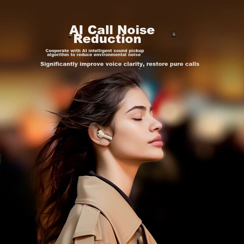 Edifier Evo Air True Wireless Bluetooth Earbuds, Semi In-Ear Headphones, Wireles...