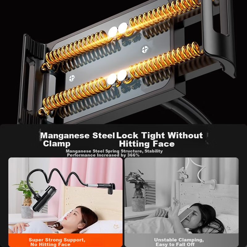 LINGCHEN Bedside iPad Tablet Lazy Bracket Bed Clip Desktop Live Drama Multi-func...