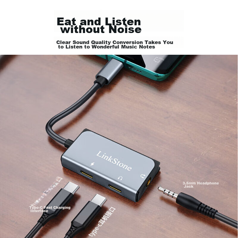 Liantuo Type-C Headphone Adapter, IPad Pro Tablet Converter, Apple PD Fast Charg...