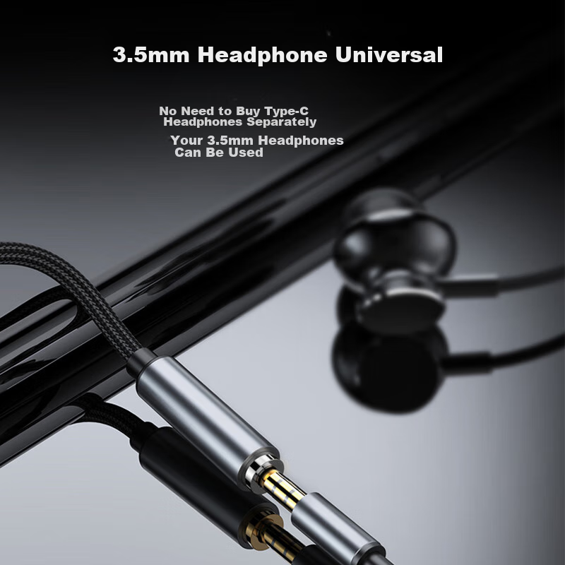 Liantuo IPhone 15/16, Apple IPad Pro, Earphone Adapter, Type-C to 3.5mm Headphon...