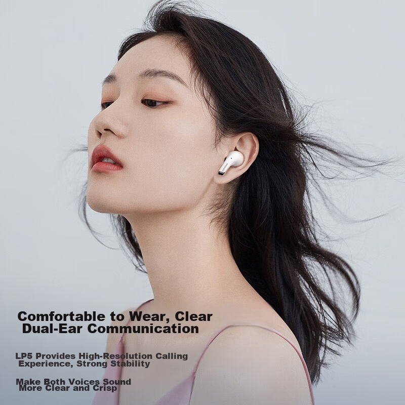 Lenovo True Wireless Bluetooth Earbuds, In-Ear Sports High-Definition Calling Mu...