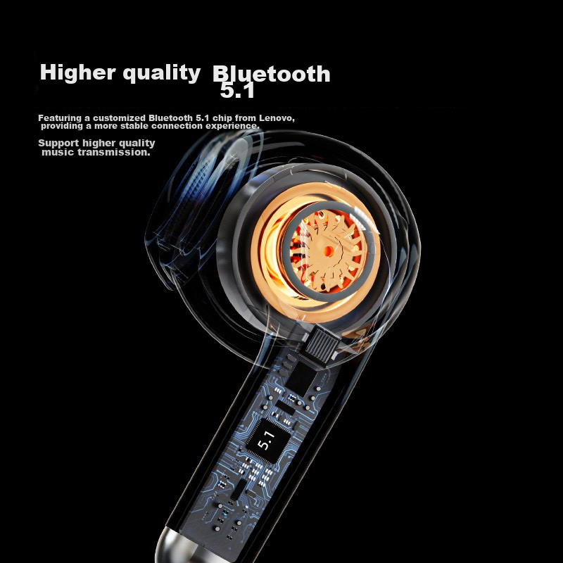 Lenovo Bluetooth Earphones, Wireless Semi-In Design, Top Ranked, for Running, Sp...