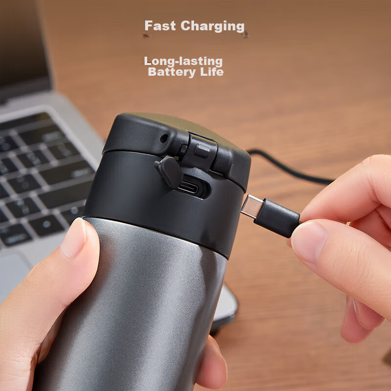 THERMOS Smart Insulated Mug 470ml, High-End Temperature Display Water Bottle for...