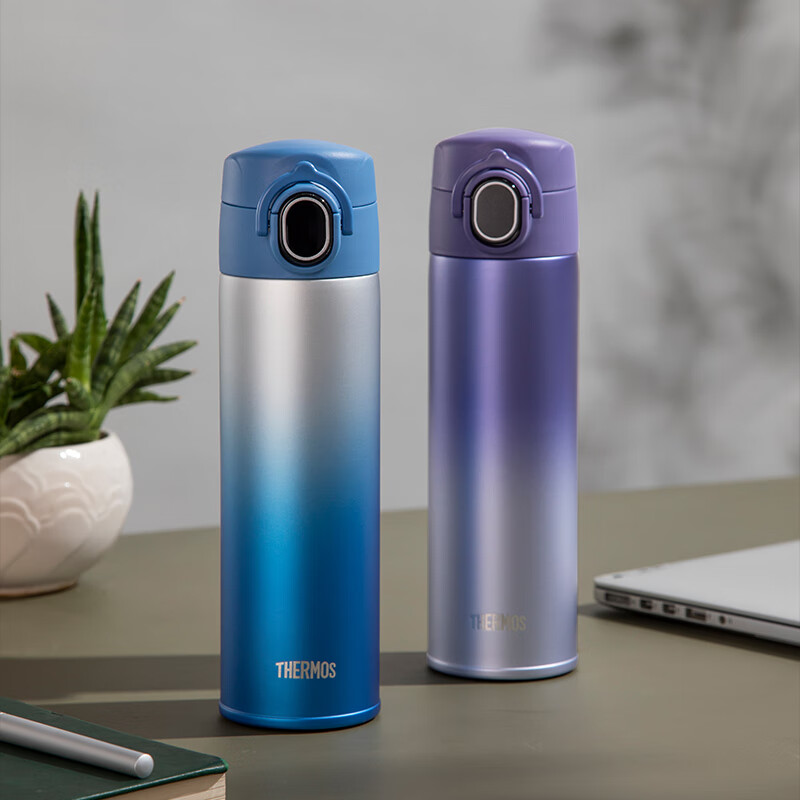 THERMOS Smart Insulated Mug 470ml, High-End Temperature Display Water Bottle for...