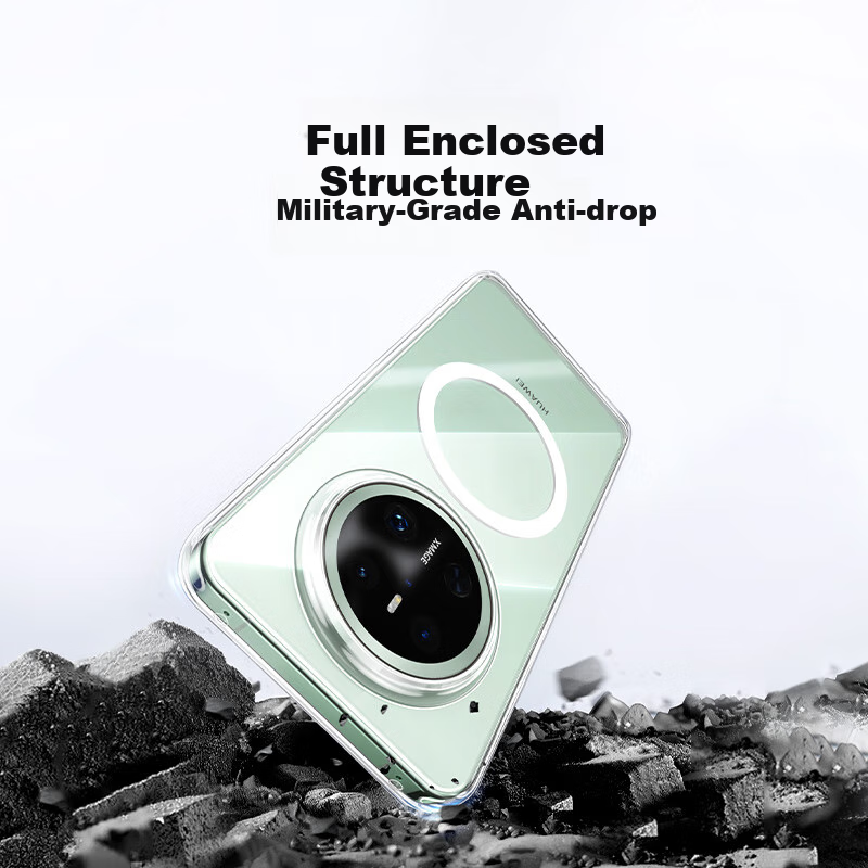 UGREEN Transparent Ultra-Thin Magnetic Adsorption Full Protection Case for Huawe...