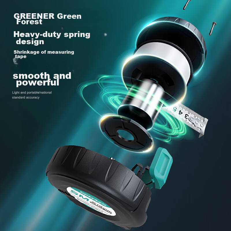 Lülin Steel Tape Measure, Thickened Household Measuring Tape, Meter Ruler, Box R...