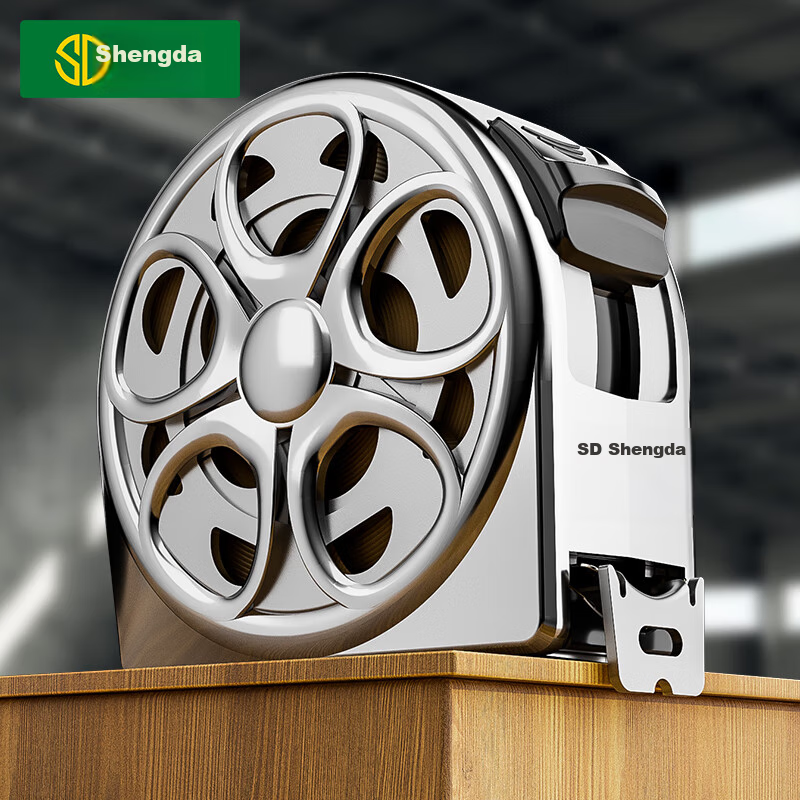 Shengda Stainless Steel Hollow Steel Tape Measure, Carpenter's Ruler, Box Ruler,...