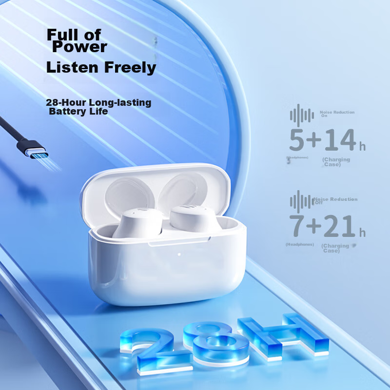 Edifier TWS1 ANC True Wireless Active Noise Cancelling Bluetooth Earbuds, Blueto...