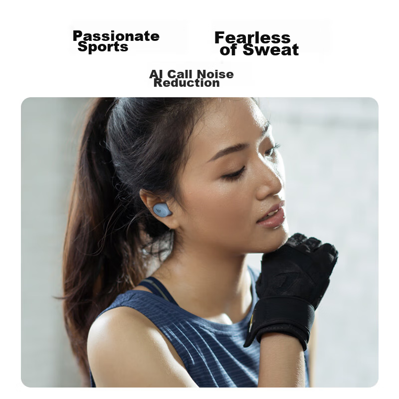 Edifier TWS1 ANC True Wireless Active Noise Cancelling Bluetooth Earbuds, Blueto...