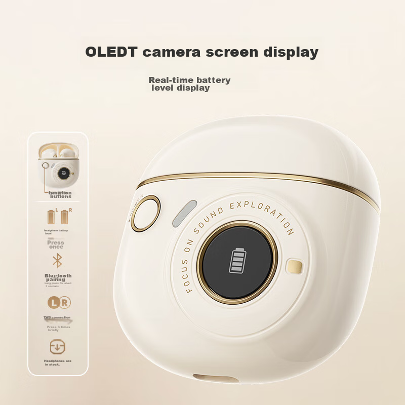 Edifier TO-U3 Plus True Wireless Bluetooth Earbuds, Semi In-Ear Headphones, Comp...