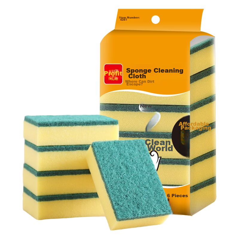 Lide Sponge Scouring Pad, Kitchen Cleaning Cloth, Cleaning And Degreasing Sponge...