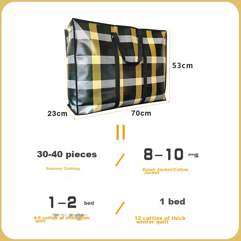Jinghuisichuang Non-Woven Moving Packing Bags, Express Woven Bags, Quilt Storage...