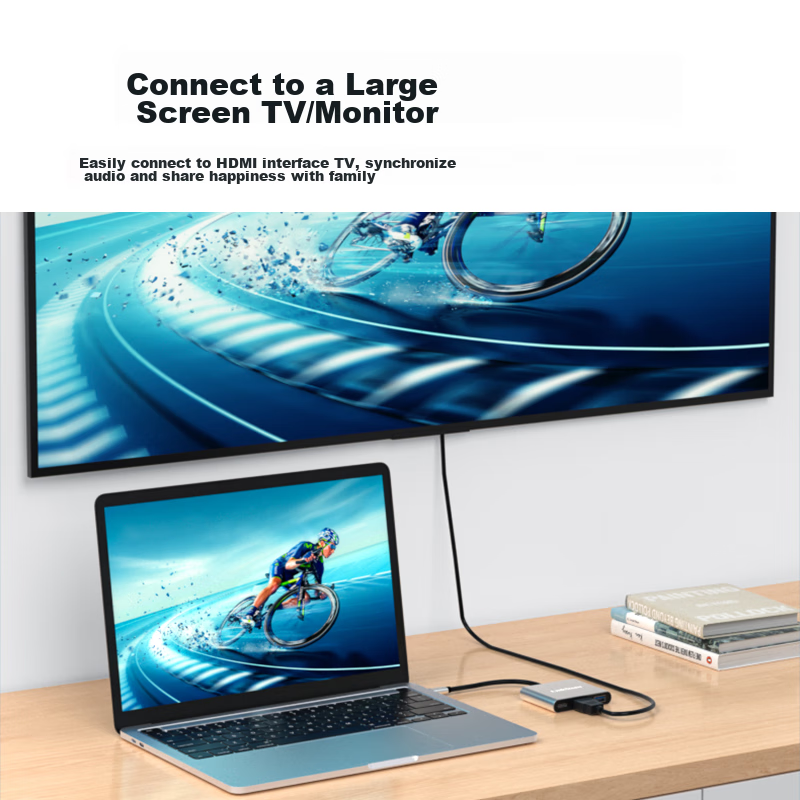 Liantuo Type-C to HDMI Expansion Dock, Apple Computer Adapter, MacBook Converter...