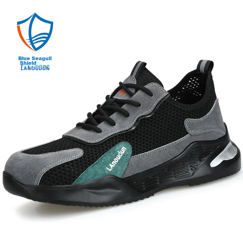 Blue Owl Shield Safety Shoes for Men, Summer Breathable, 10KV Insulated, Electri...