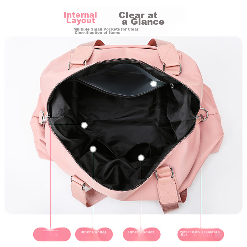 Ke Liang Hui Travel Bag, Handbag, Wet And Dry Separation Storage Bag, Suitcase C...