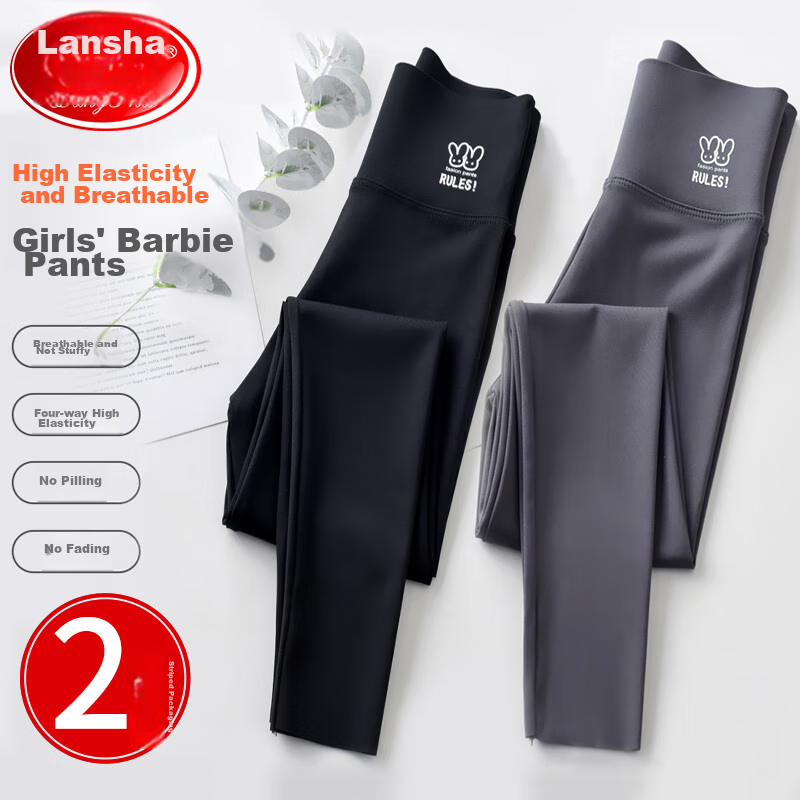 LangSha Children's Shark Pants, Girls' Leggings for Outdoor Wear, Barbie Pants,...