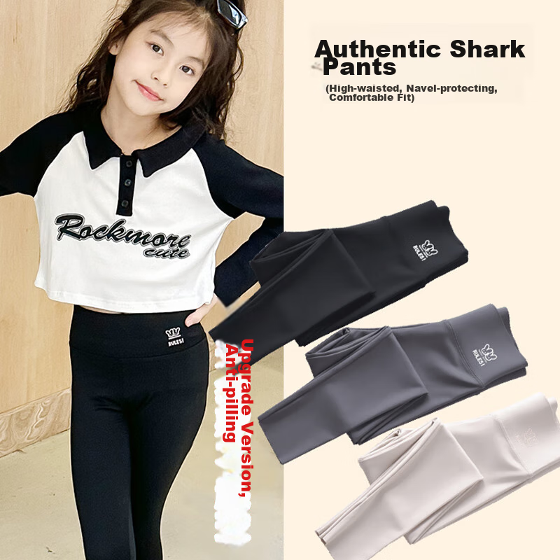 LangSha Children's Shark Pants, Girls' Leggings for Outdoor Wear, Barbie Pants,...