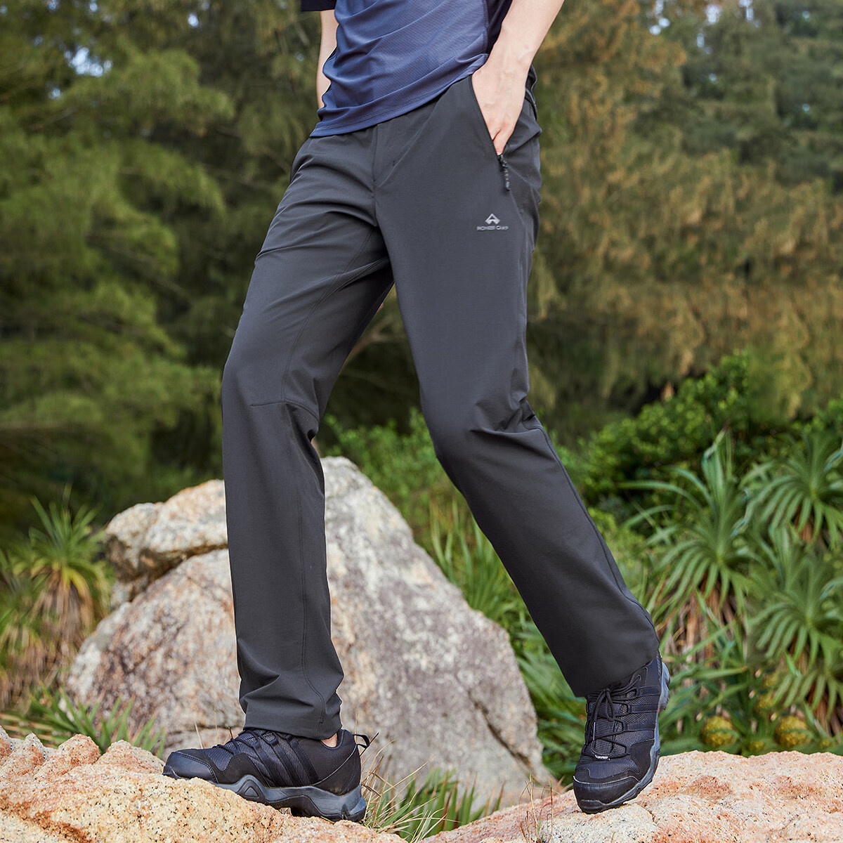 Pioneer Camp Cat Quick-Dry Pants for Men, Spring And Autumn Outdoor Hiking Trous...