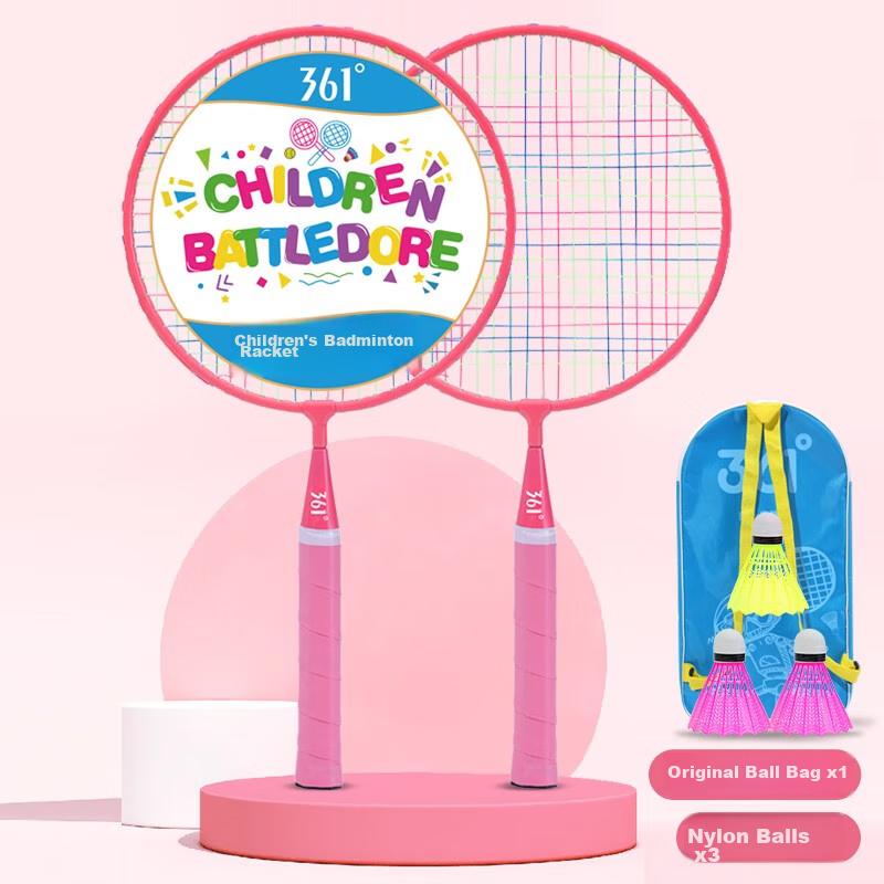 361° Badminton Racket, Durable for Children, Suitable for Ages 3-12 ...