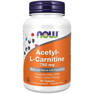 Now Acetyl L-Carn 750Mg Tab 90S