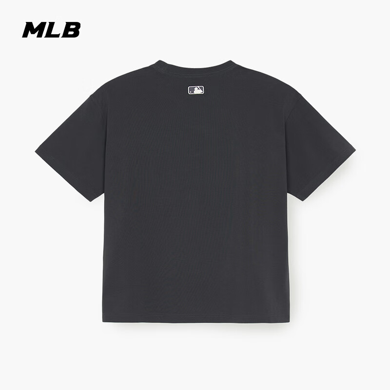 MLB Men's and Women's Short Sleeve T-shirt Couple Solid Color Spring Summer Simple Casual Round Neck 25 New Style 3ATSB0253-43CGS-L