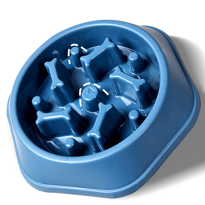 Bowchiduo Slow Feeding Bowl [Anti-Spill] Anti-Choking Slow Feeding Bowl Cat Food Bowl Dog Food Dish for Cats And Dogs, Slows Pet Feeding