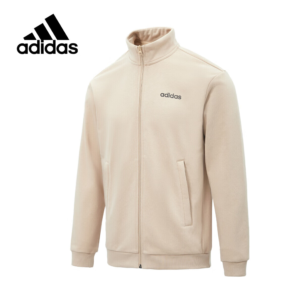 Adidas Zipper Multi-color Cotton Fashion Windproof Comfortable Jacket Men's L Size
