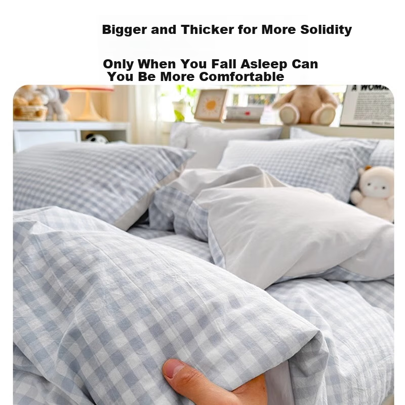 DR.CHU Disposable Bedding Set of Four Pieces： Bed Sheet, Duvet Cover, Pillowcases, Thick Cotton-Feel Travel Supplies for Hotels, Trains, And Sleeper Cars