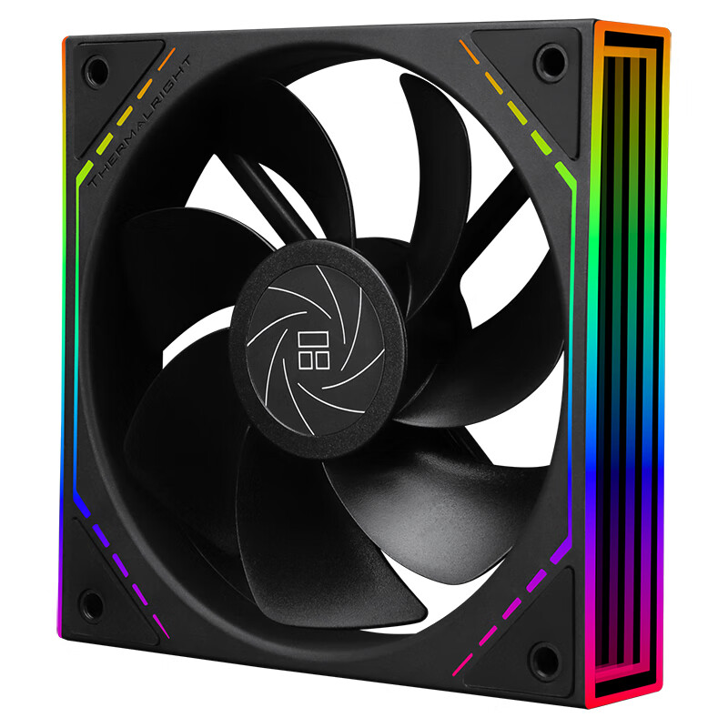 Thermalright TL-M12R 12CM Fan 1500 RPM PWM S-FDB Bearing Rainbow Infinite Mirror Frame 12cm Case Fan Exhaust Fan