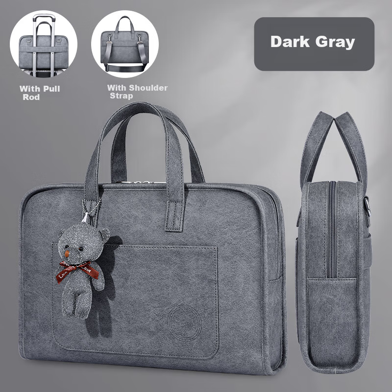 BRINCH 15.6/16 Inch Laptop Bag for Women, Suitable for Apple, Xiaomi, Huawei, Business Handbag