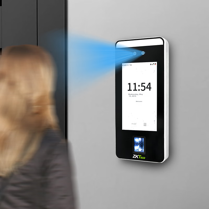 ZKTECOZKTeco/Xingjike Technology Xface600 Dynamic Facial And Fingerprint Recognition Attendance Machine, Millisecond-Level Access Control And Attendance All-In Device (With Built-In WIFI Transmission/
