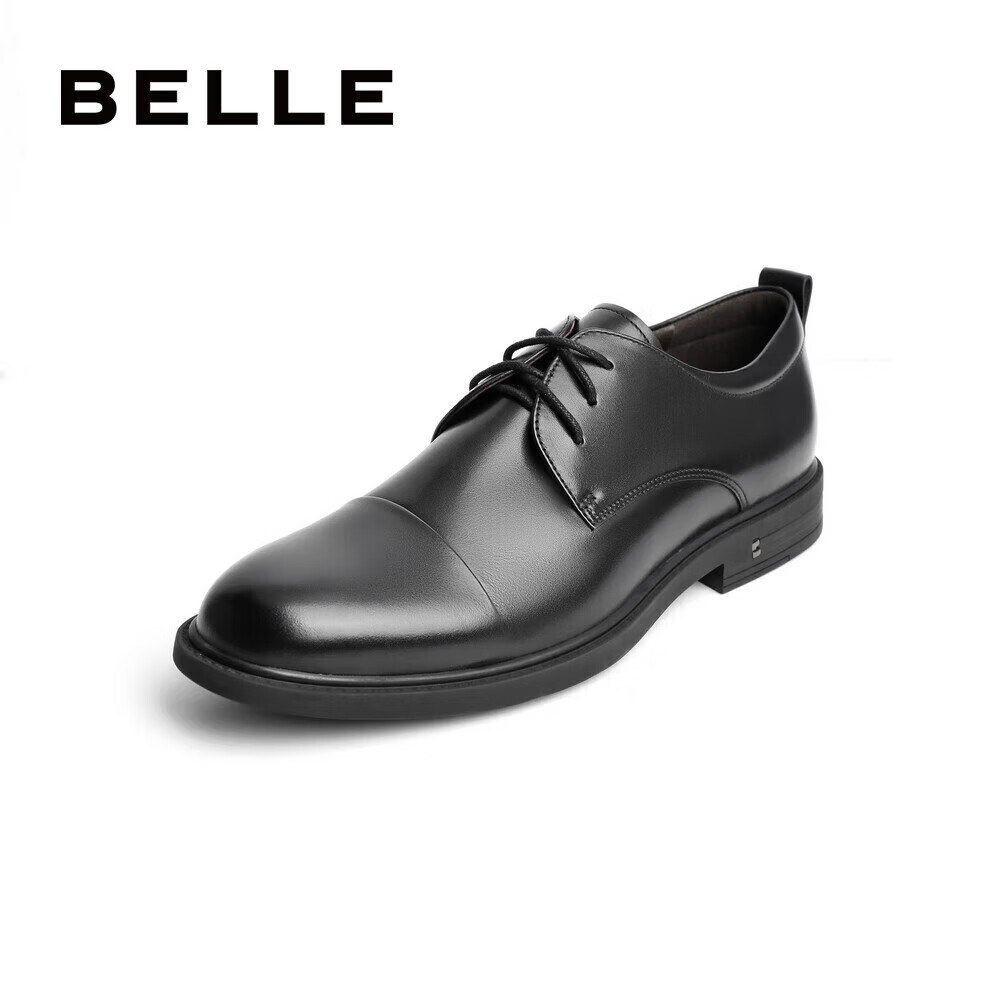 Belle Belle Men's Business Formal Leather Shoes B3G25CM0 Black 2 Size 41