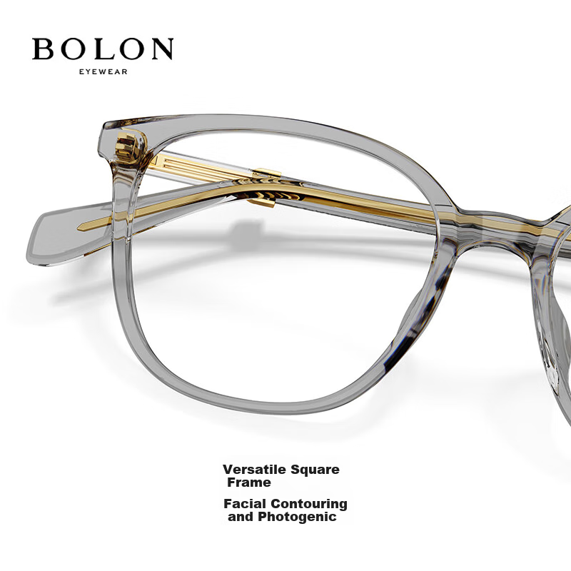 BOLON (BOLON) Glasses Yang Zi Same Style Versatile Square Optical Glasses Myopia Glasses Frame Women Lightweight BJ5125B10