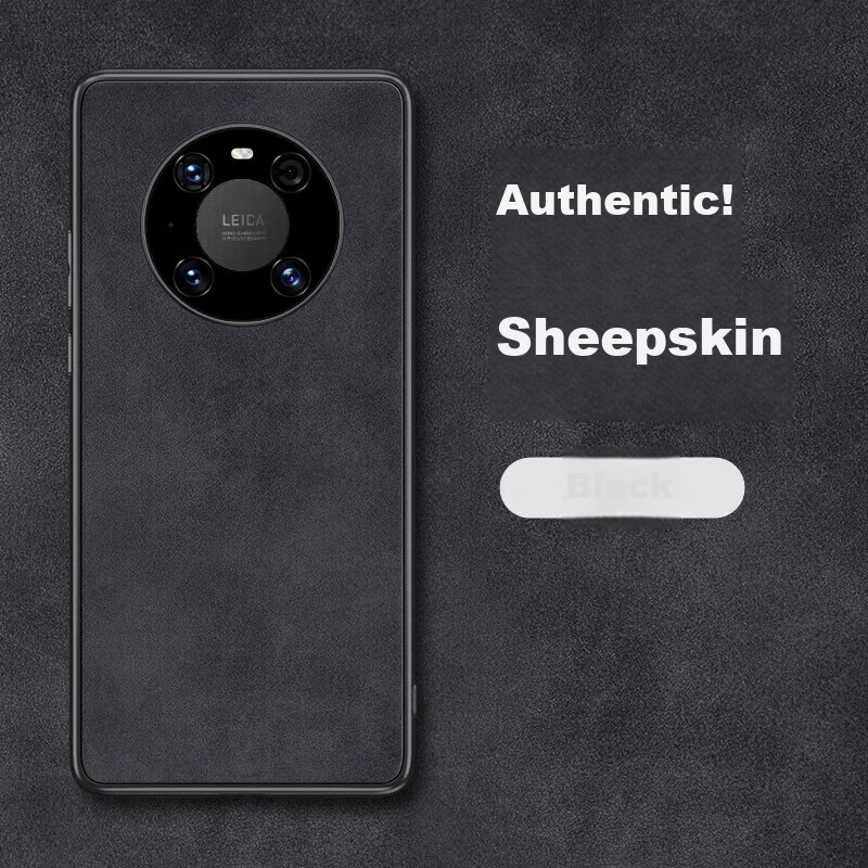 EDDGA Suitable for Huawei Mate 30 Pro Phone Case, Huawei Mate 30 Pro Protective Cover, Sheepskin Full Protection, Lens Precision Hole, Skin-Friendly, Shockproof, Wear-Resistant, Simple Business Style,