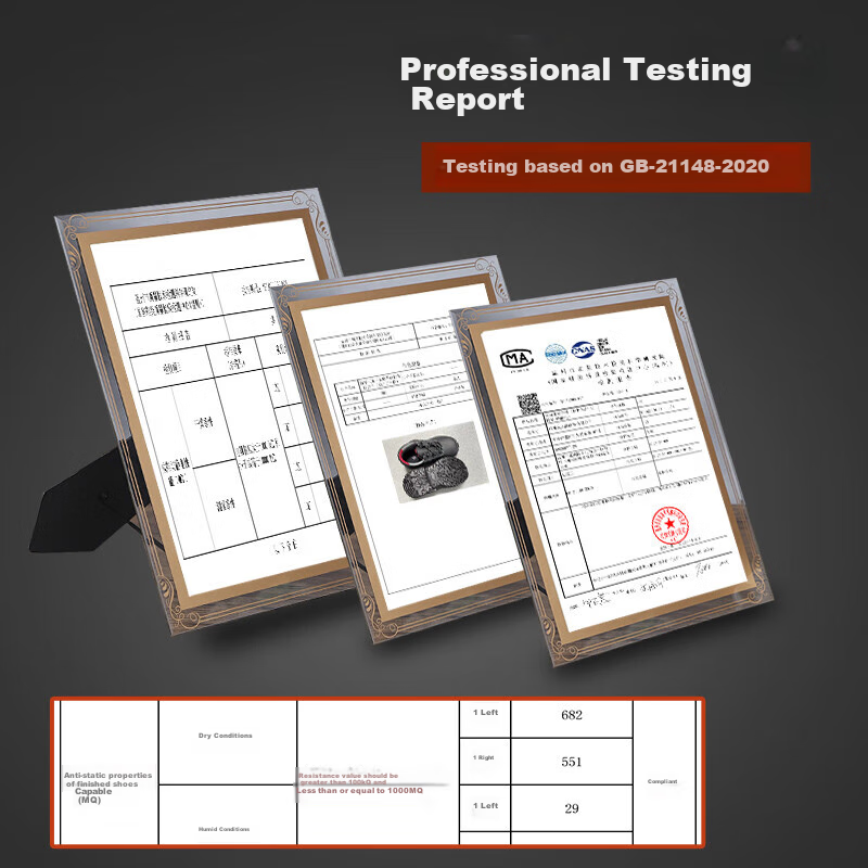 Qiangren Safety Shoes for Men, Anti-Smashing, Puncture-Resistant, Anti-Static, LA Certified, Outdoor Work Shoes, Safety Footwear, 49051, Black, Size 43