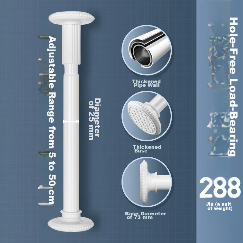 Cobbe Under-Counter Basin Bracket, Extendable Rod Support, Kitchen Load-Bearing Anti-Fall Bracket, Sink Support for Washing Hands And Vegetables, 33-47cm