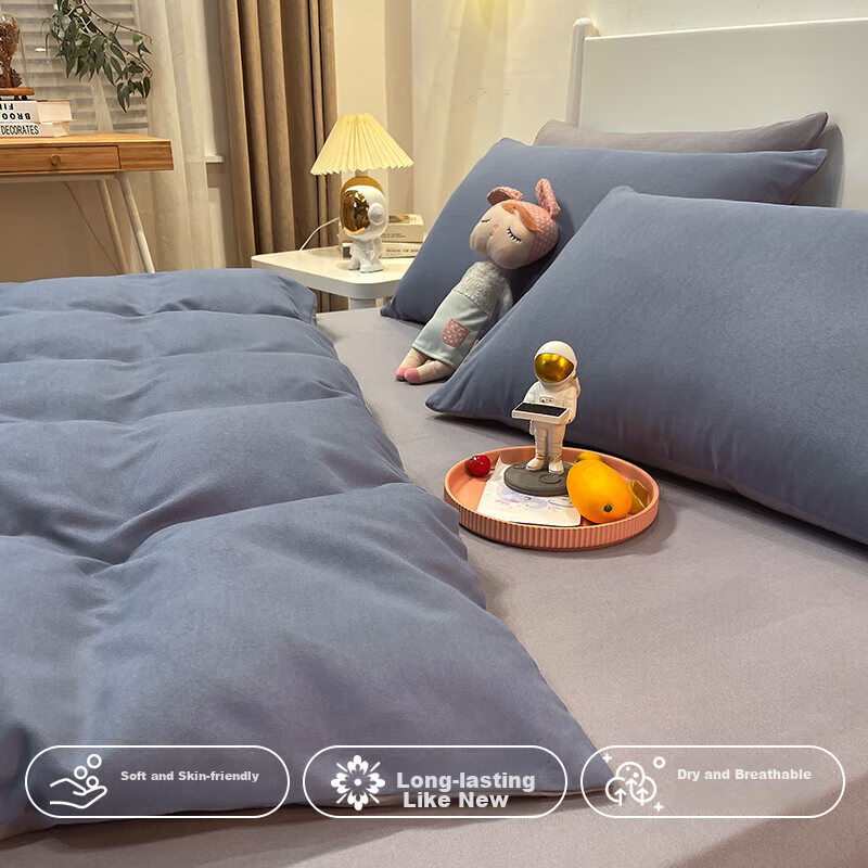 Jiuzhoulü Pillowcases, A Pair of Brushed Pillow Covers, Home Use for Single Or Double Beds, Washable Inner Liners for Pillows