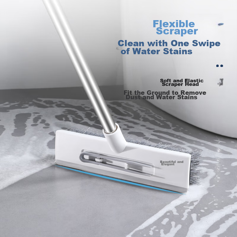 Meiliya Floor Brush with Long Handle for Bathroom, Toilet, Tile, Carpet Cleaning, Hard Bristle Floor Scrubber