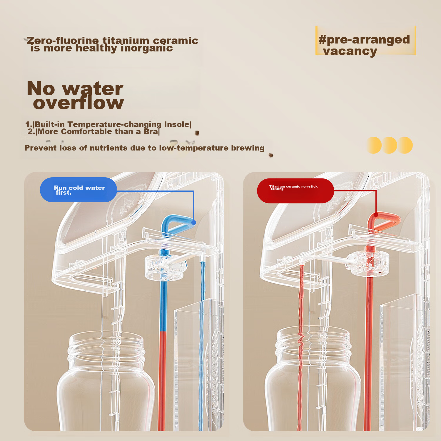 Mamahome Milk Frother with Precise Water Dispensing, Constant Temperature Kettle...