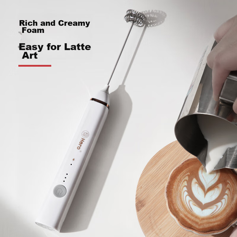 Hero Shuangzi Electric Milk Frother, Coffee Milk Frother, Home Use Milk Frother,...