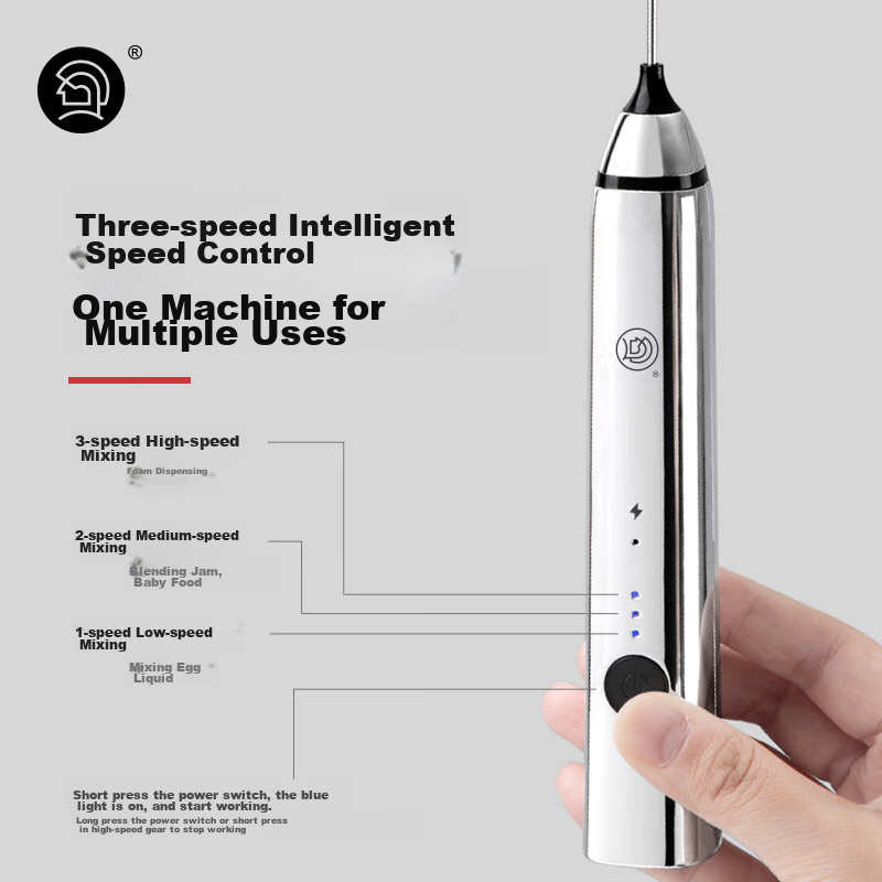 Hero Shuangzi Electric Milk Frother, Coffee Milk Frother, Home Use Milk Frother,...