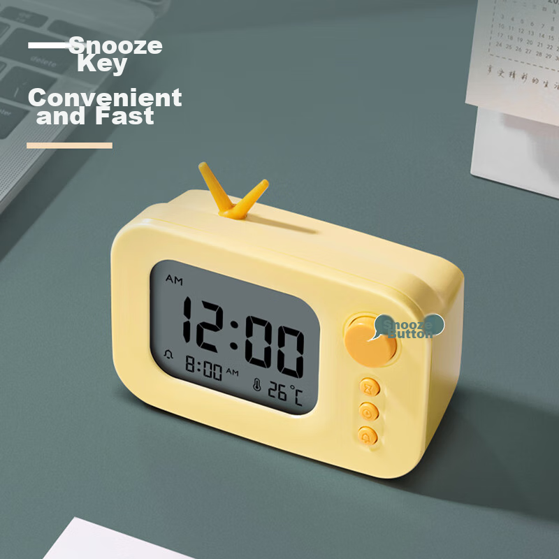 Deli Student Timer, Electronic Smart Alarm Clock, Children's Thermometer, Countd...