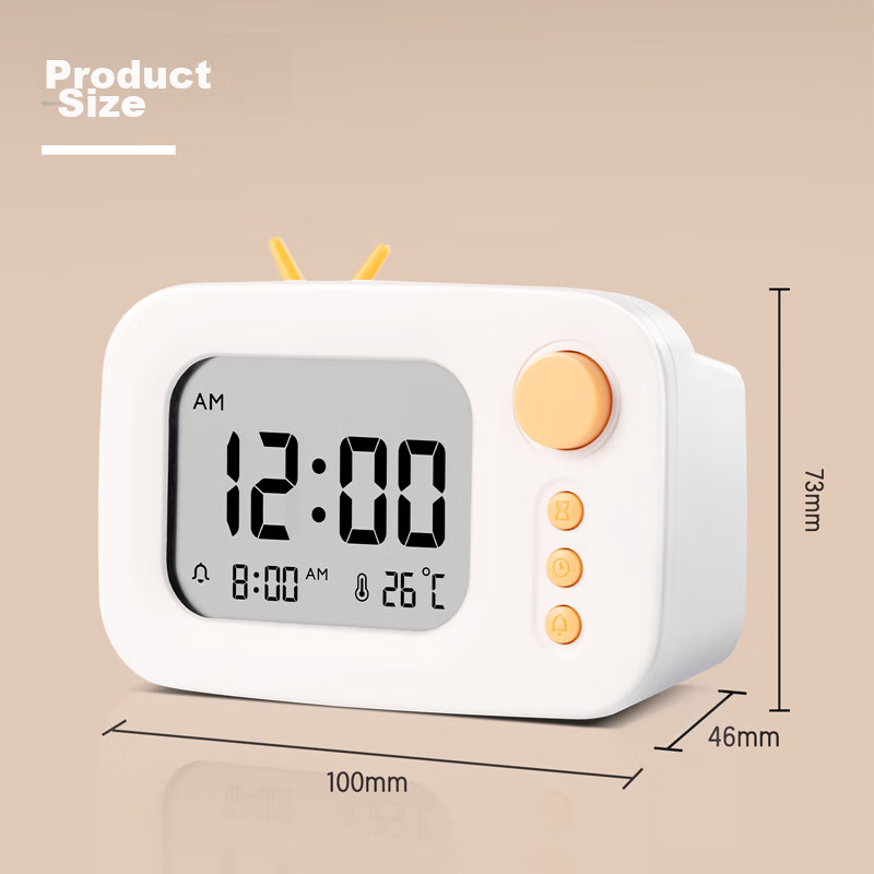 Deli Student Timer, Electronic Smart Alarm Clock, Children's Thermometer, Countd...