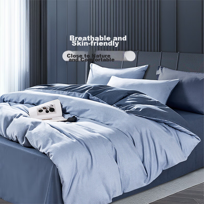 Fuanna Student Dormitory Pure Cotton Duvet Cover, All-Cotton Quilt Cover for Sin...